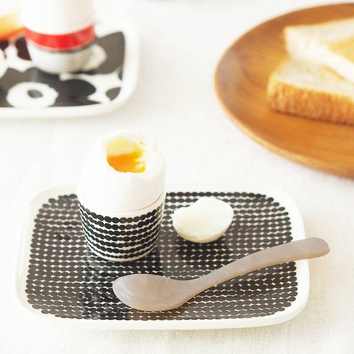 ハイムゾーネ　エッグスプーン　クリーム　/　Heim　Sohne