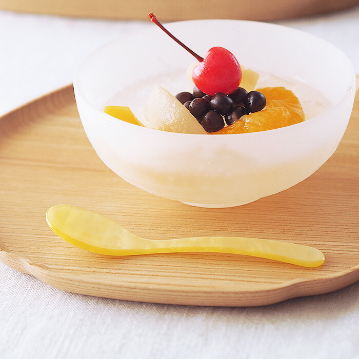 ハイムゾーネ　エッグスプーン　イエロー　/　Heim　Sohne