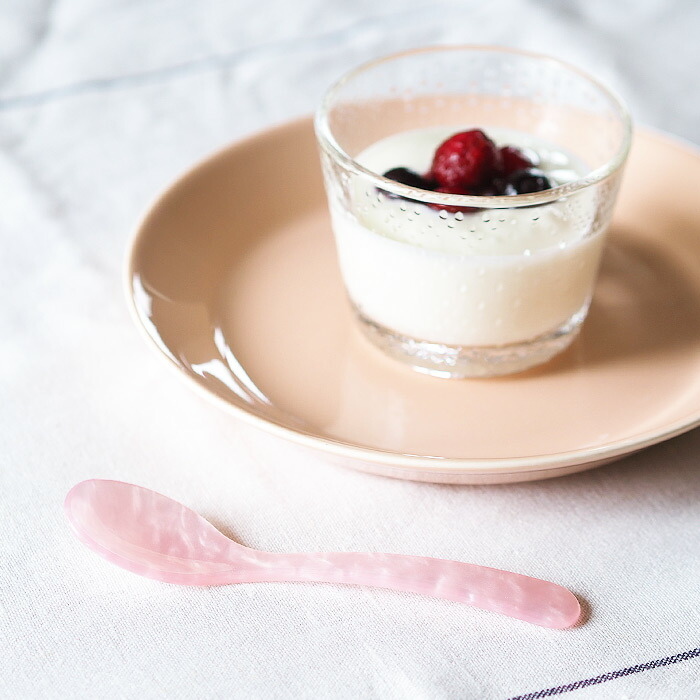 ハイムゾーネ　エッグスプーン　ピーチ　/　Heim　Sohne