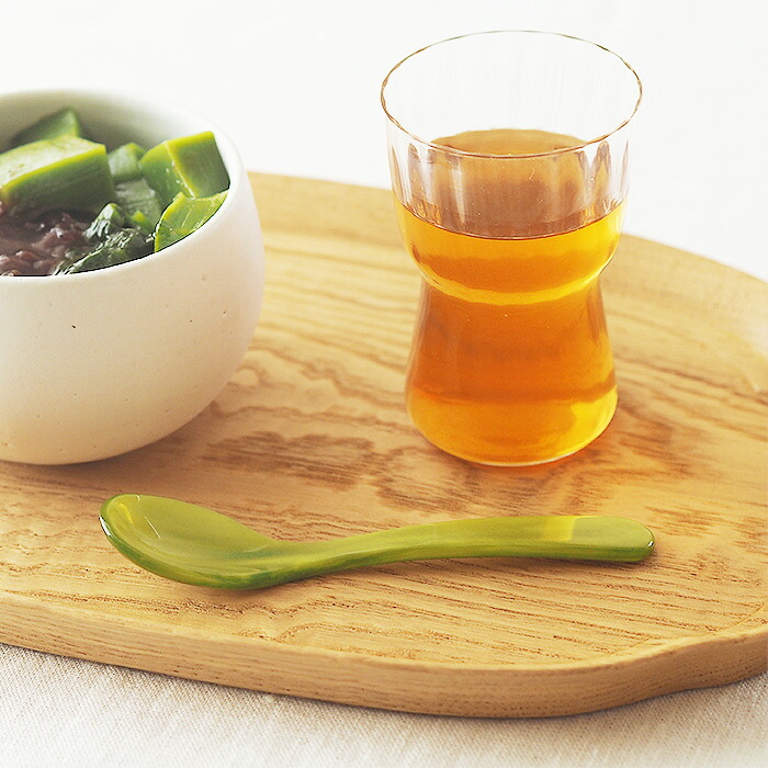 ハイムゾーネ　エッグスプーン　オリーブ　/　Heim　Sohne