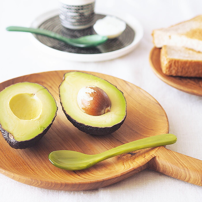 ハイムゾーネ　エッグスプーン　オリーブ　/　Heim　Sohne