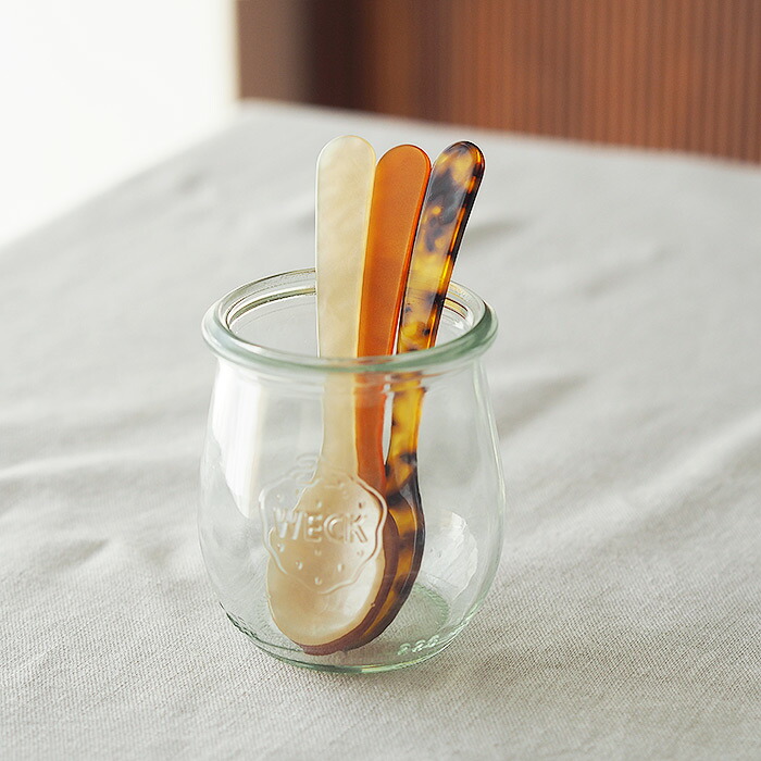 ハイムゾーネ　エッグスプーン　ベッコウ　/　Heim　Sohne