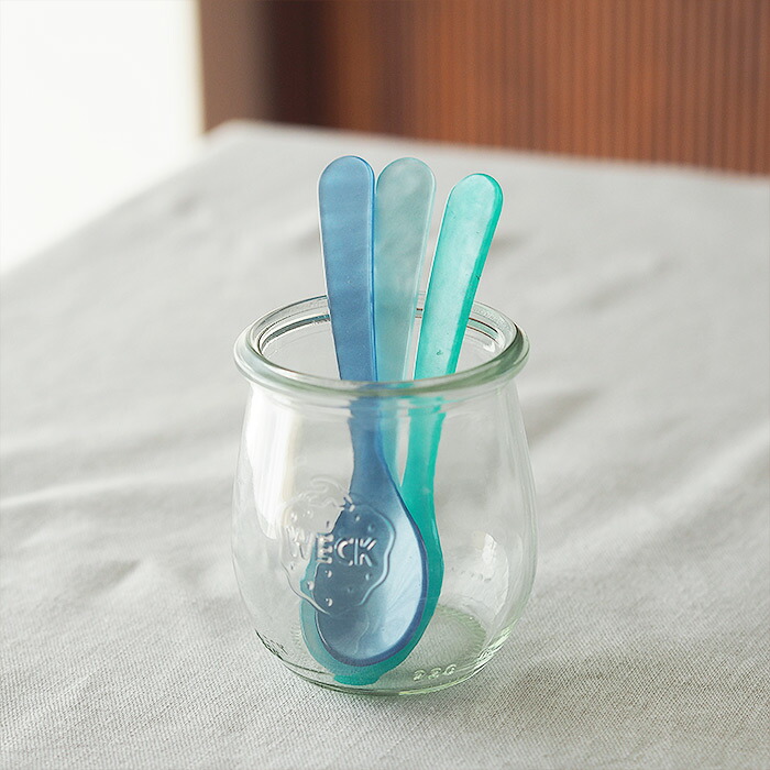 ハイムゾーネ　エッグスプーン　ターコイズ　/　Heim　Sohne