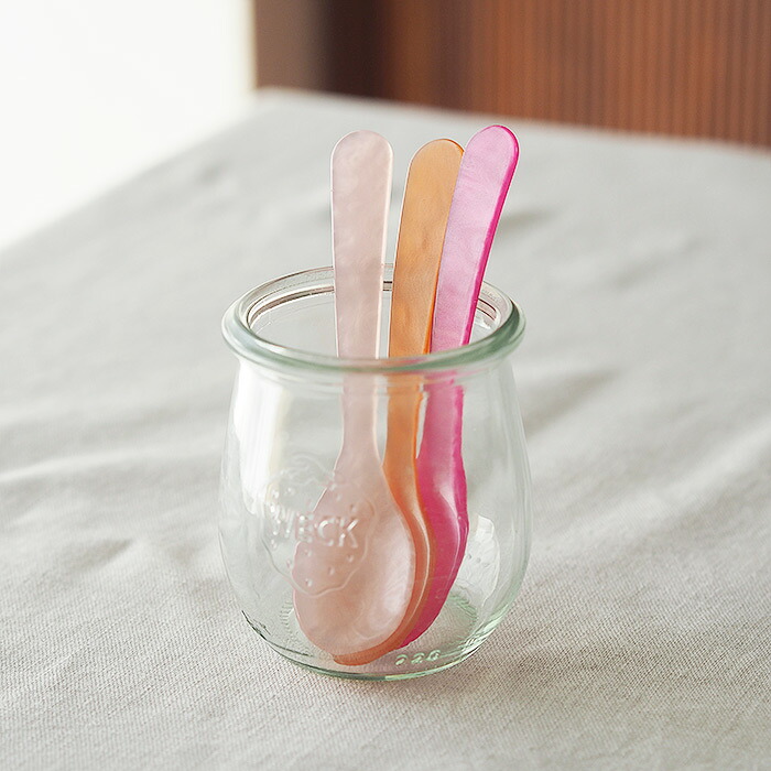 ハイムゾーネ　エッグスプーン　アプリコット　/　Heim　Sohne