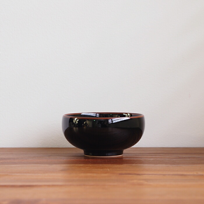 白山陶器　汁碗　天目　/　HAKUSAN