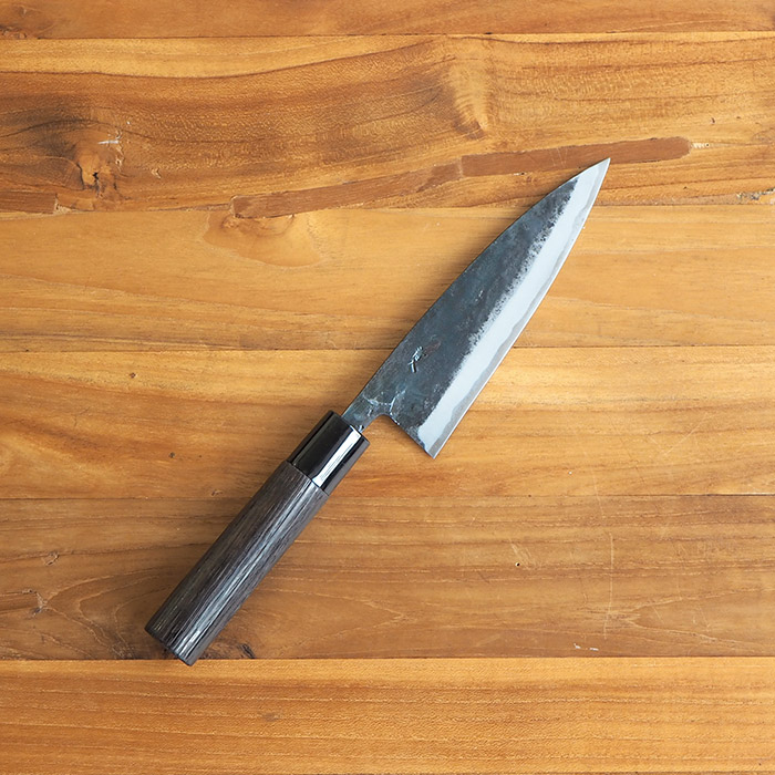 黒打両刃舟行包丁　150mm　※