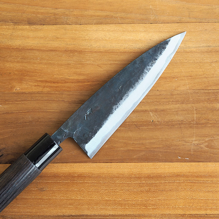 黒打両刃舟行包丁　150mm　※