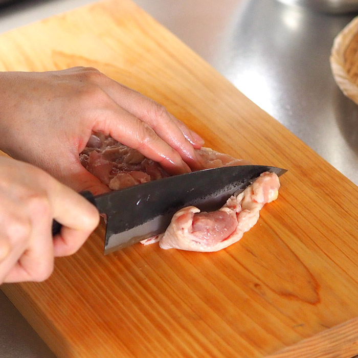 黒打両刃舟行包丁　150mm　※