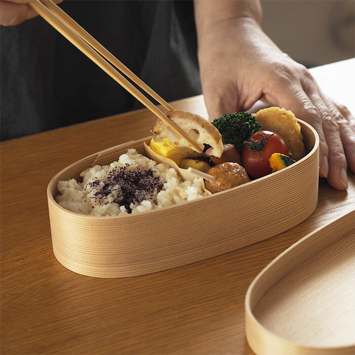 博多曲物　玉樹　弁当箱(だえん・スリム)