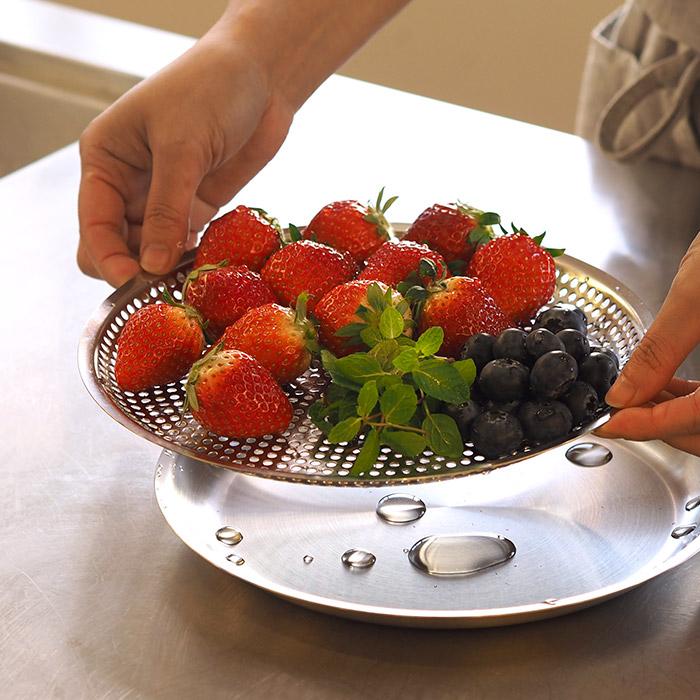 コンテ　まかない平ザル180　/　conte