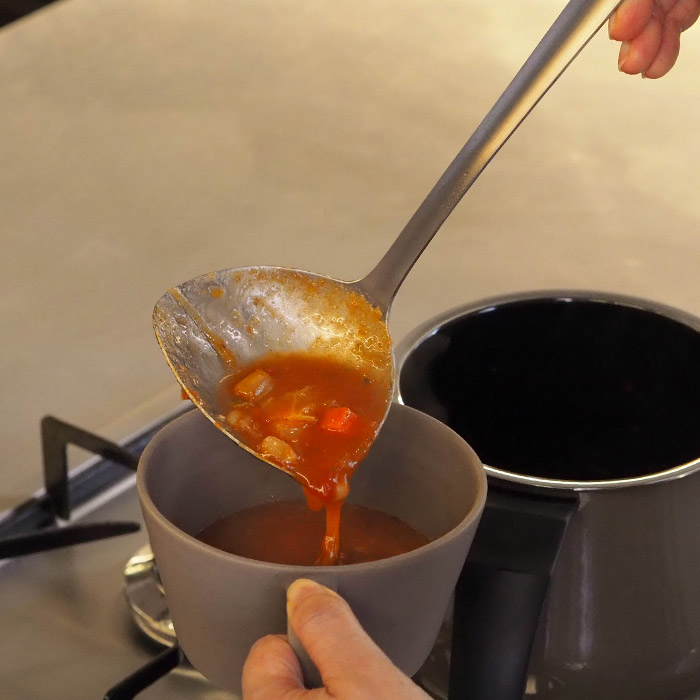 一菱金属　すくいやすく注ぎやすいレードル