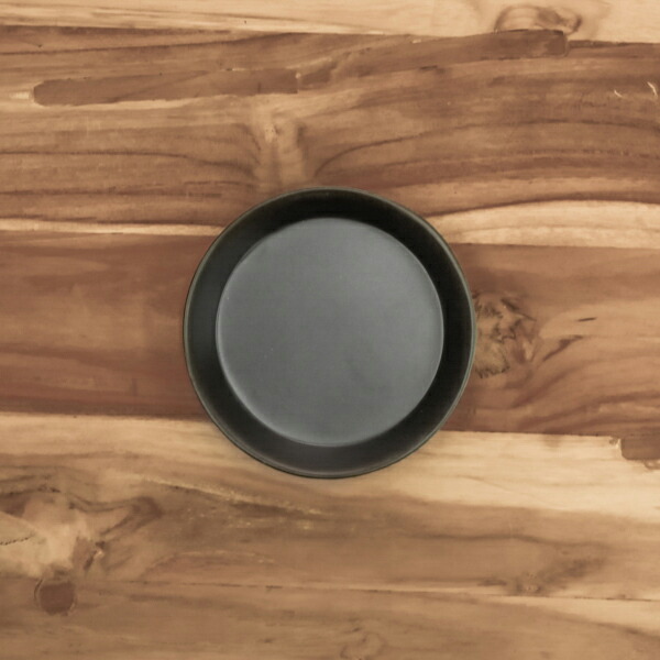 イデアコ　ウスモノ　プレート11cm　ブラック　/　ideaco　※