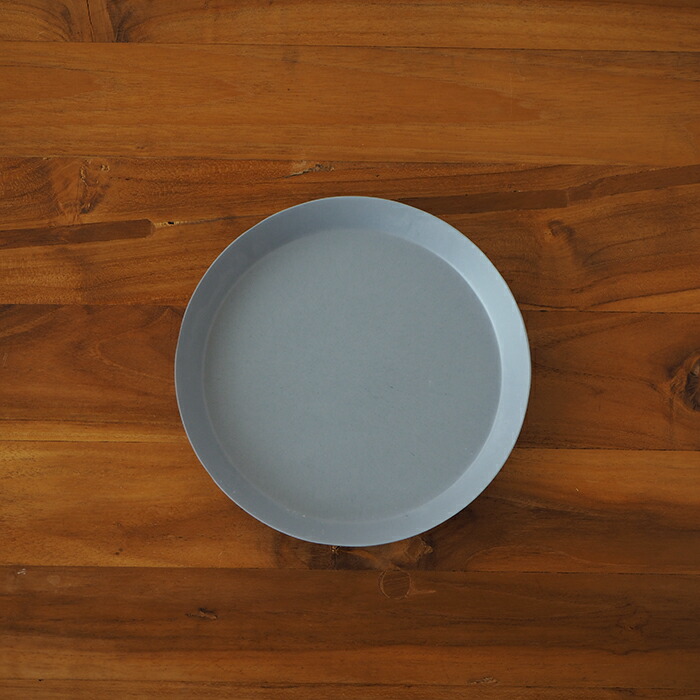 イデアコ　ウスモノ　プレート18cm　ブルー　/　ideaco　※