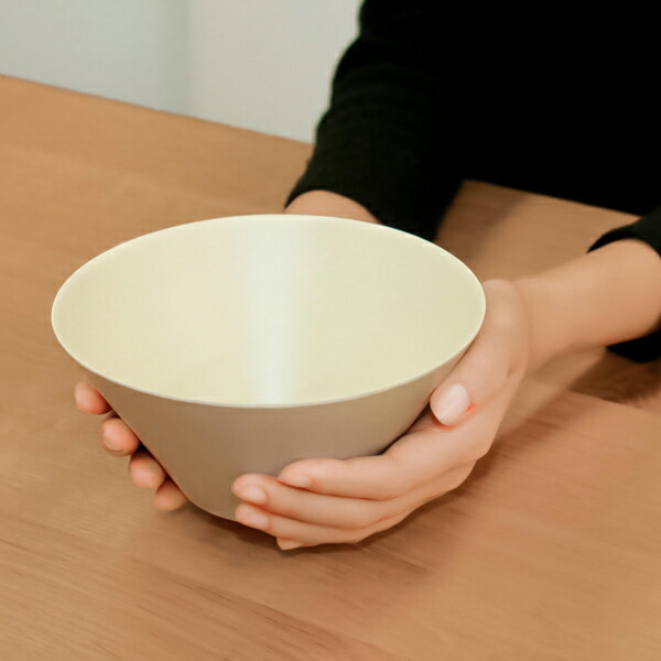 イデアコ　ウスモノ　ボウル　サンドホワイト　/　ideaco　※