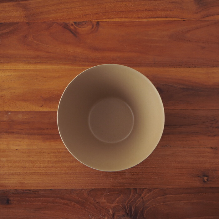 【取扱終了0312】イデアコ　ウスモノ　ボウル　ソイルベージュ　/　ideaco　※