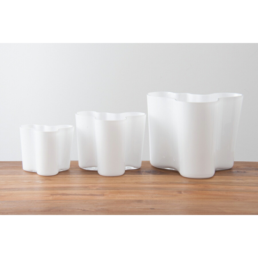 イッタラ　アルヴァ・アアルトコレクション　ベース　S　95mm　ホワイト　/　iittala　AlvarAaltoCollection