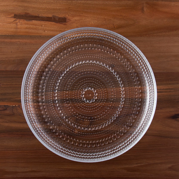 イッタラ　カステヘルミ　プレート　24.8cm　クリア　/　iittala　Kastehelmi