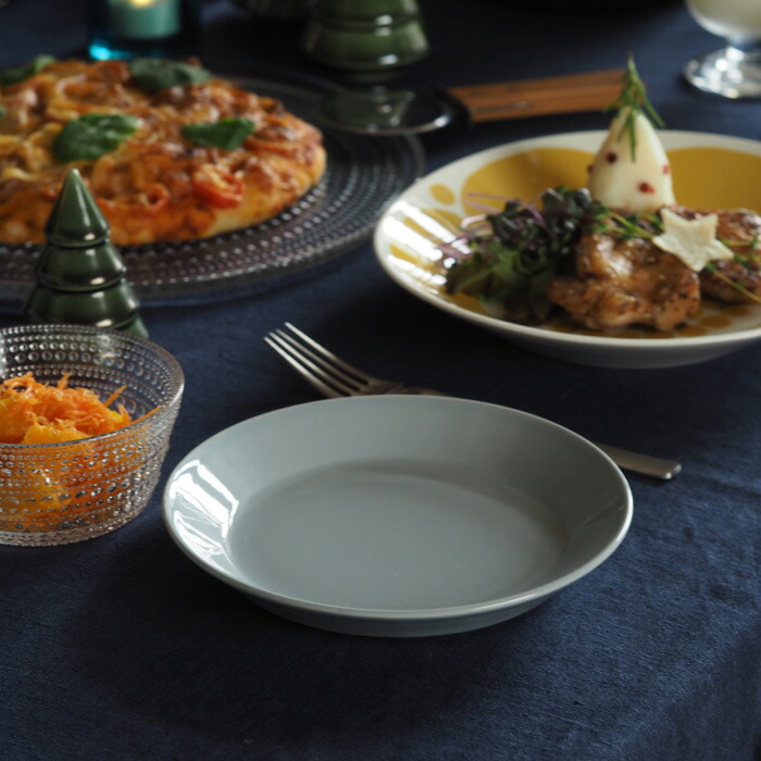 イッタラ　ティーマ　プレート　17cm　パールグレー　/　iittala　TEEMA