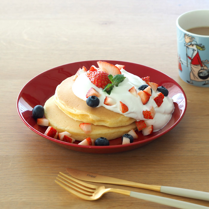 【取扱終了0312】【取扱終了0302】【限定】イッタラ　ティーマ　プレート　21cm　レッド　/　iittala　TEEMA　※