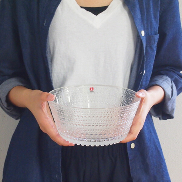 イッタラ　カステヘルミ　サービングボウル　1.4L　クリア　/　iittala　Kastehelmi