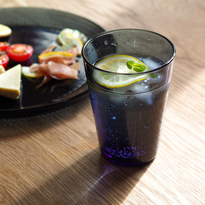 ■【2個セット】イッタラ　カルティオ　ハイボール　ダークグレー　/　iittala　Kartio　□