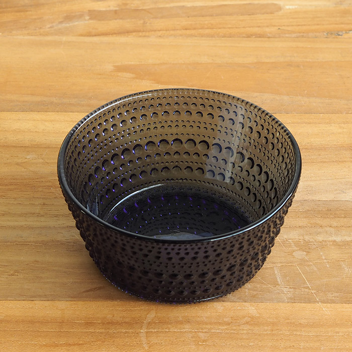 イッタラ　カステヘルミ　ボウル　230ml　ダークグレー　/　iittala　Kastehelmi