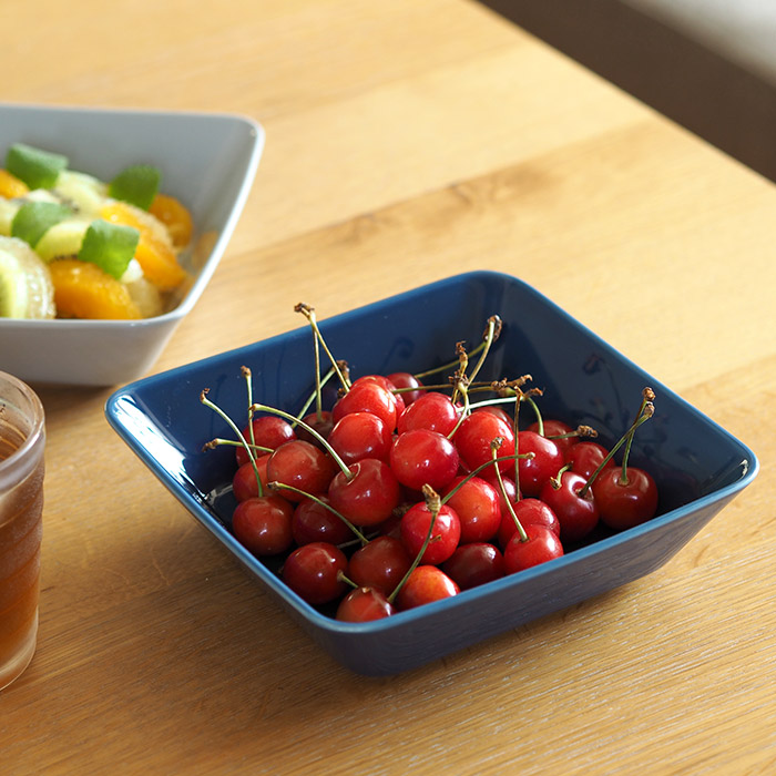 イッタラ　ティーマ　スクエアプレート　16cm　ヴィンテージブルー　/　iittala　TEEMA
