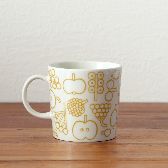 イッタラ　オイバ　トイッカ　フルッタ　マグカップ　0.3L　イエロー　/　iittala　Oiva Toikka