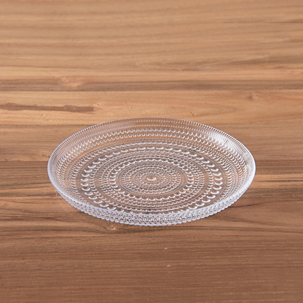 イッタラ　カステヘルミ　プレート　17cm　クリア　/　iittala　Kastehelmi