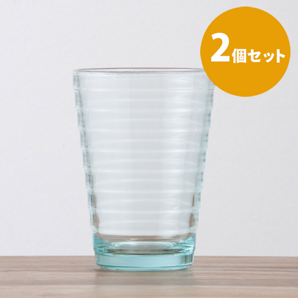 ■【2個セット】イッタラ　アイノ・アアルト　ハイボール　ウォーターグリーン　/　iittala　AinoAalto