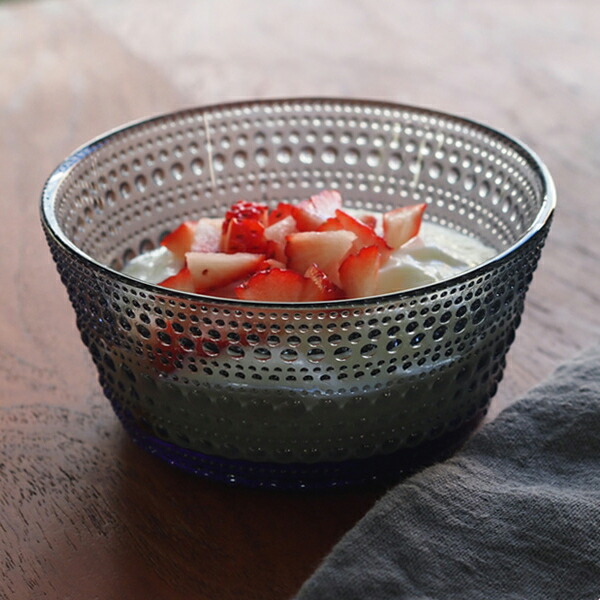 【取扱終了0104】イッタラ　カステヘルミ　ボウル　230ml　グレー　/　iittala　Kastehelmi