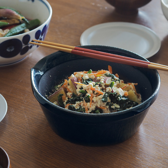 かもしか道具店　すりバチ　大　藍