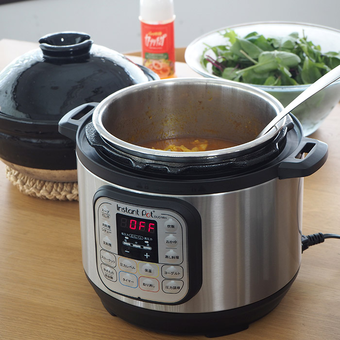 【取扱終了0720】■【木のレイドルプレゼント】インスタントポット　デュオ　ミニ　3.0L　/　Instant Pot
