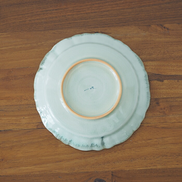 石井桃子　花唐草　7寸　フリル皿