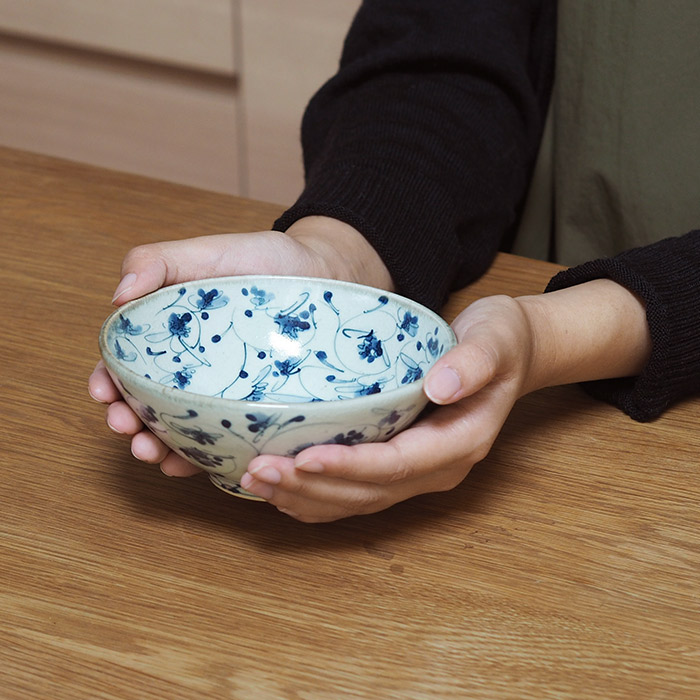 石井桃子　花唐草　碗