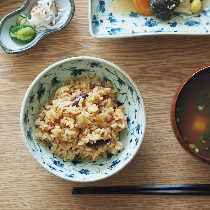 石井桃子　花唐草　碗
