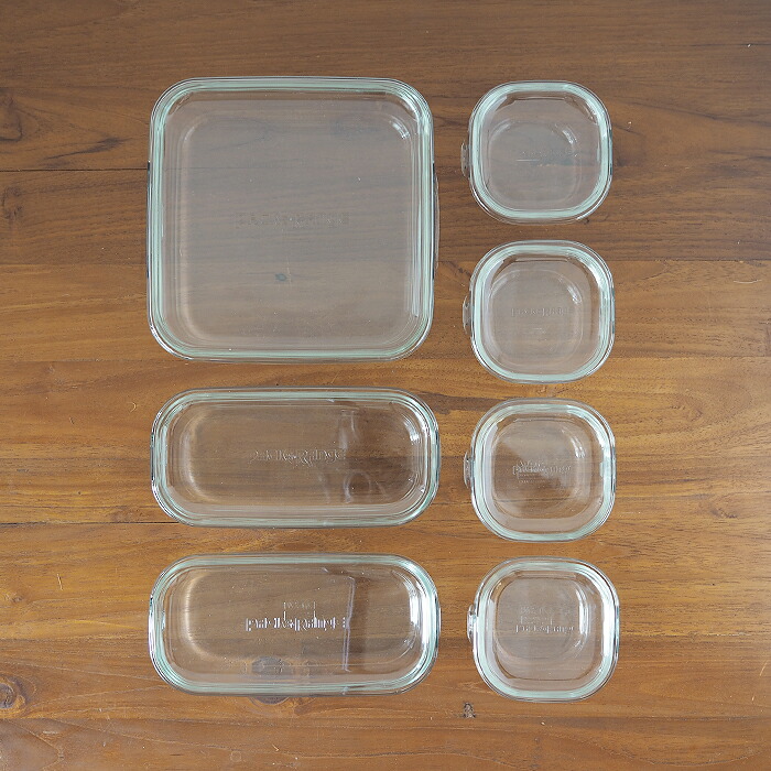 イワキ　パック＆レンジ　クールグレー　システムセット　/　iwaki