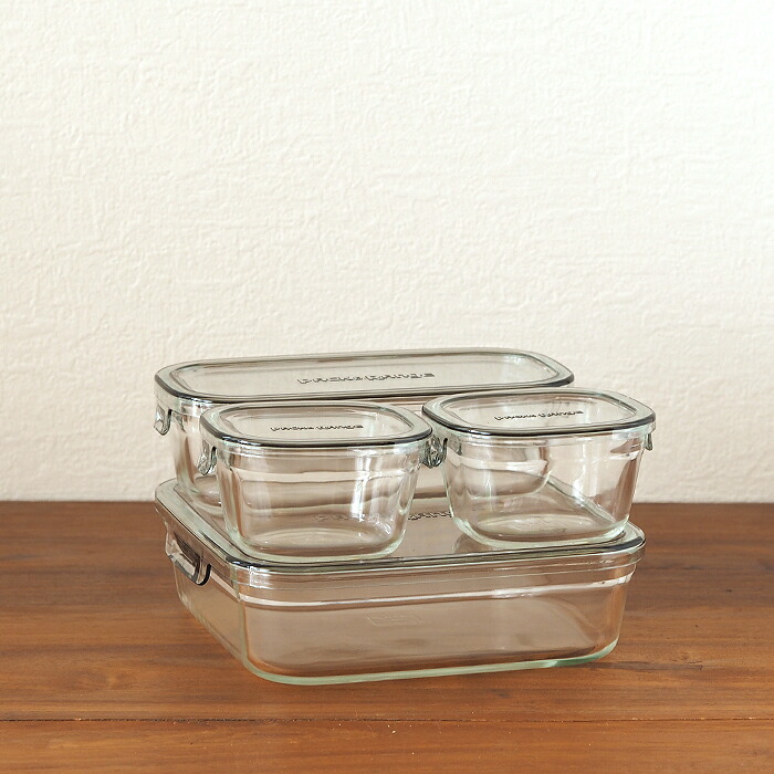 イワキ　パック＆レンジ　クールグレー　システムセット・ミニ　/　iwaki