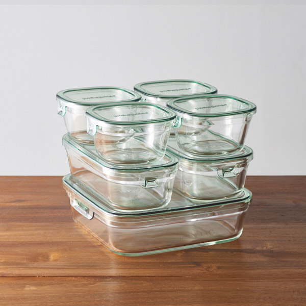 イワキ　パック＆レンジ　グリーン　システムセット　/　iwaki