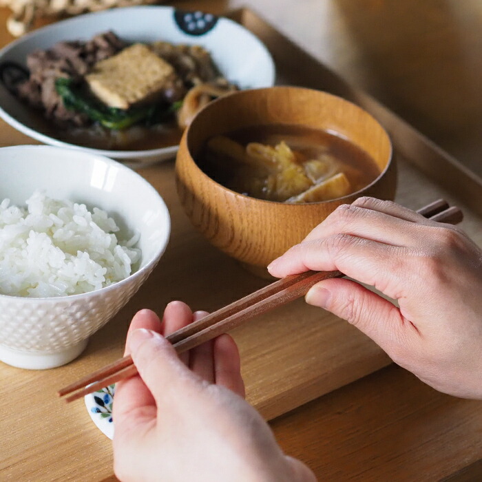 tetoca　果実のなる木のお箸　天然蜜蝋仕上げ　桃　/　KAWAI