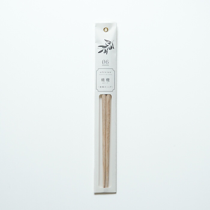 tetoca　果実のなる木のお箸　天然蜜蝋仕上げ　オリーブ　/　KAWAI