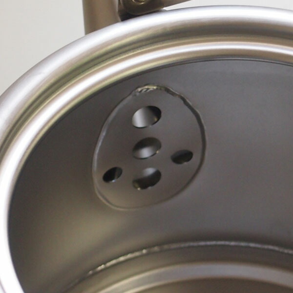 工房アイザワ　ブラックピーマン　200Vストレートケトル　2.0L　サテン