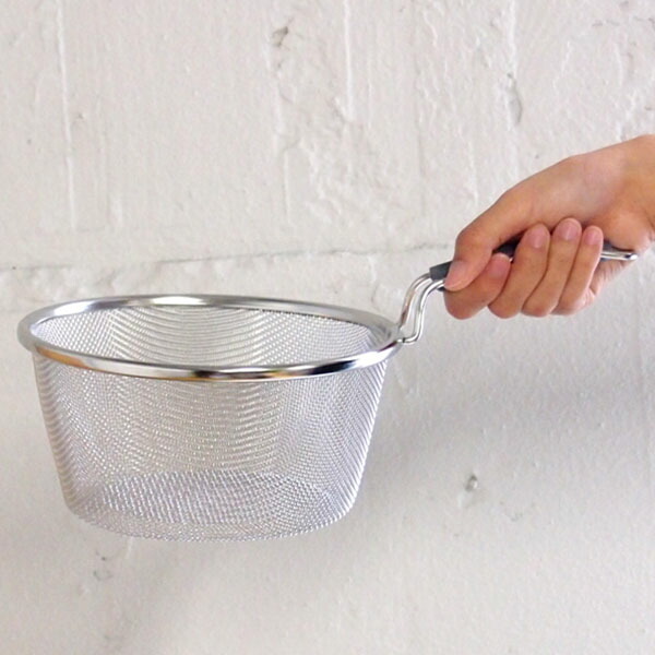 工房アイザワ　シリコンハンドル　ボイルバスケット　180mm