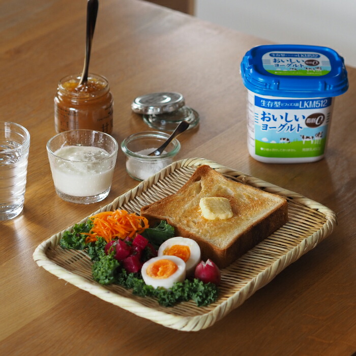 【取扱終了】佐渡産角盆ざる　27cm