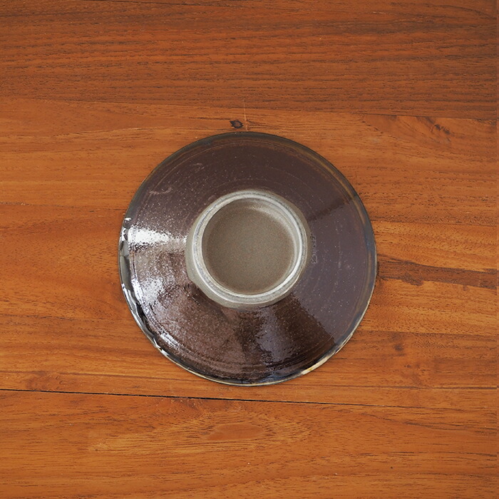 ★小鹿田焼　小袋窯　5寸皿　飛びかんな