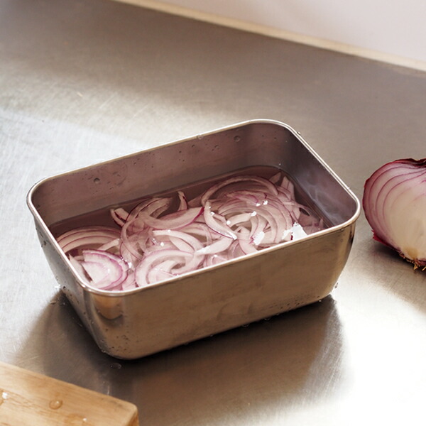 【4月より値上げ】家事問屋　スタッキングザル用角バット