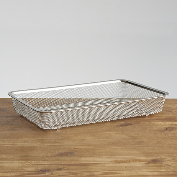 【4月より値上げ】家事問屋　下ごしらえ角ザル　1/1