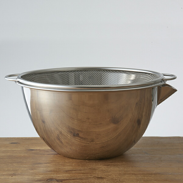 【4月より値上げ】家事問屋　横口ボウルザルセット　26