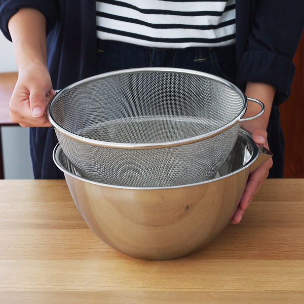 【4月より値上げ】家事問屋　横口ボウルザルセット　26