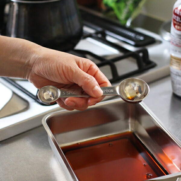 【4月より値上げ】家事問屋　計量スプーン　5-15cc